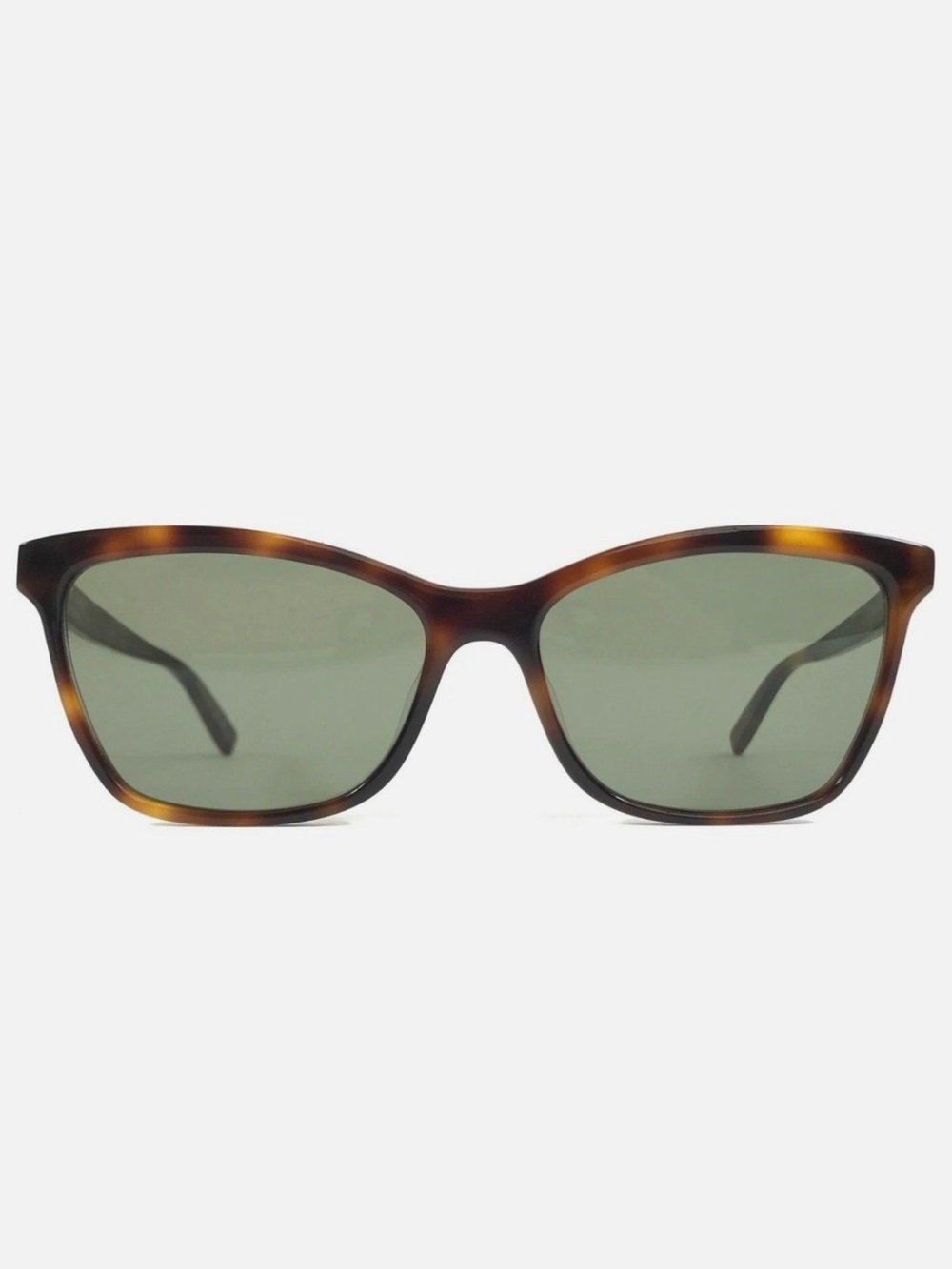 Saint Laurent Cat eye Tortoiseshell Sunglasses with Green Lenses - SL502 003
